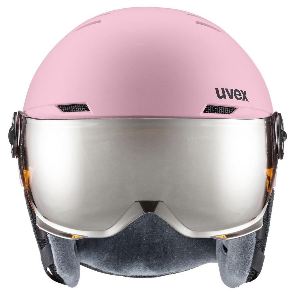 Uvex Ski Snowboard Visor Helmet Matte Color Dial Size Adjustment Rocket Jr Visor Cm Children's 51-55