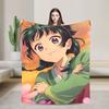 Maomao Anime Blankets Flannel Vintage Soft Throw Blankets for Bedspread Summer,