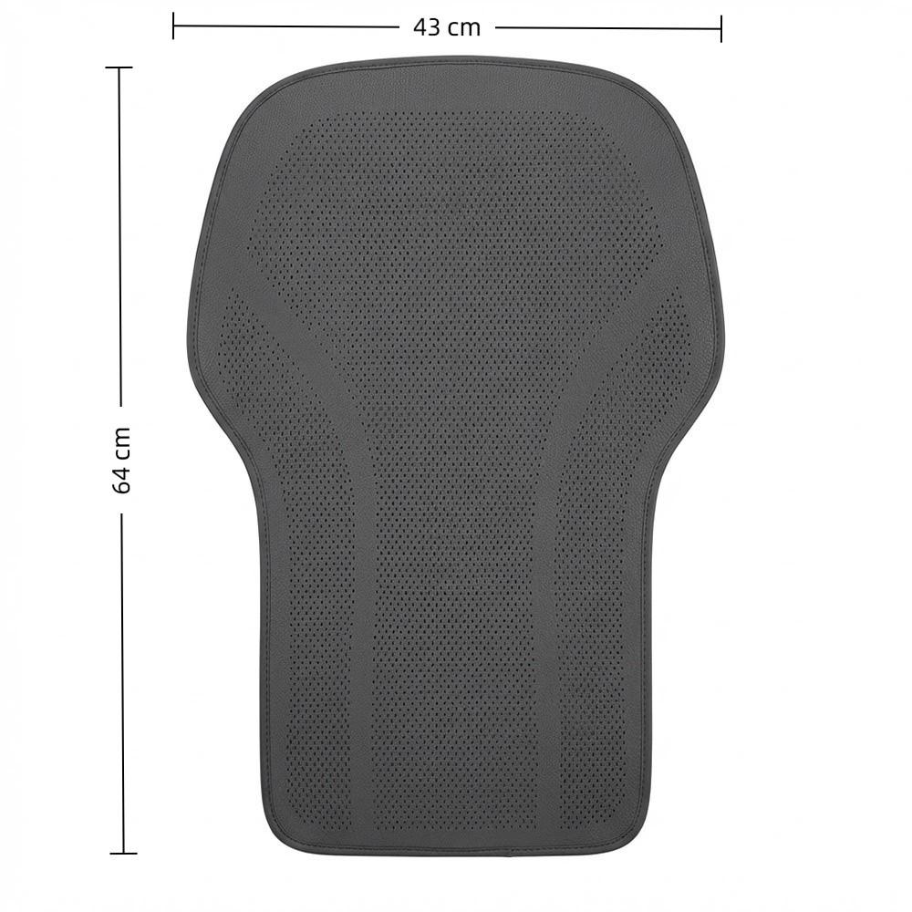 Leather Seat Back Cover Non-slip Surface Summer Car Back Cushion Universal Car Accessories