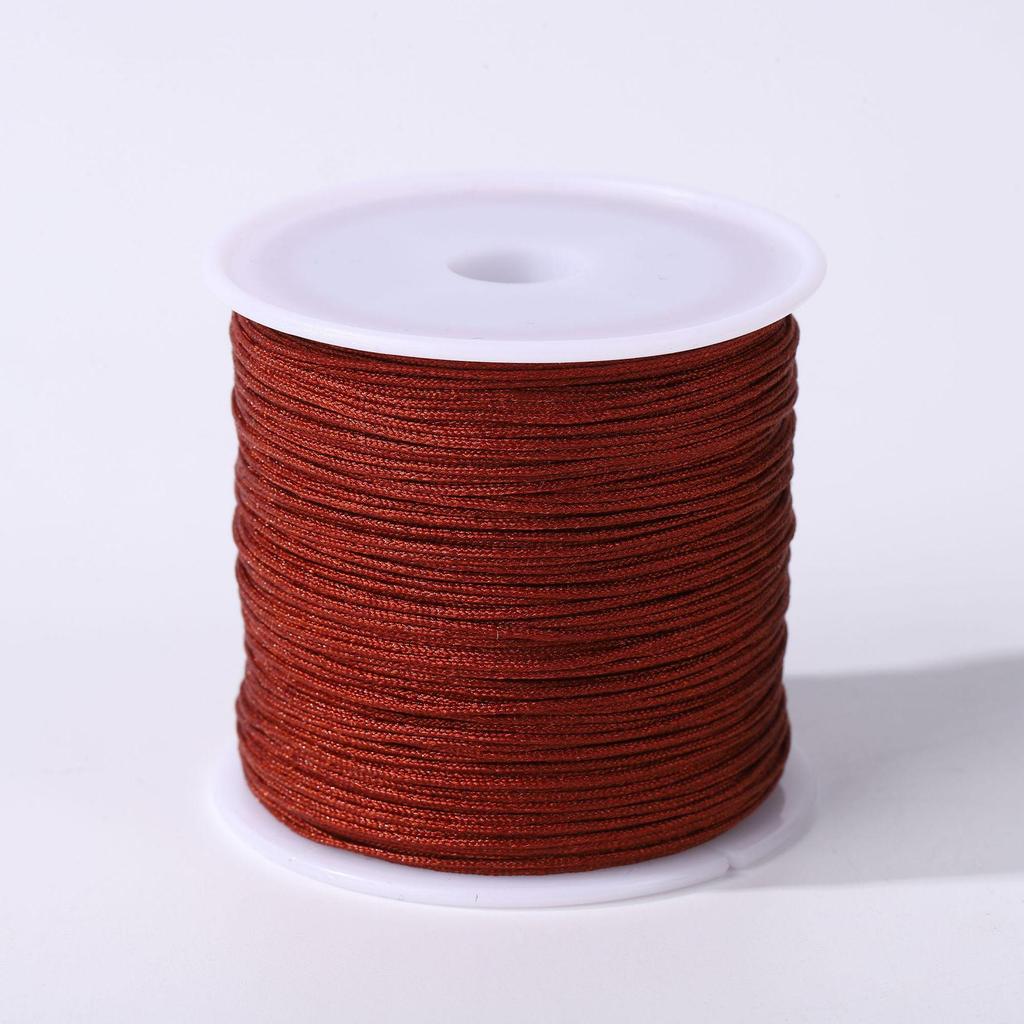 Handmade No. 72 Jade Thread - 0.8mm Wear-Resistant String for Jewelry Crafting, Hand Rope, Bracelets, DIY Necklaces, 50m