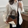 New Spring and Summer Trend Handbag Personalized Contrasting Color Splicing Large-capacity Fashion Shoulder Messenger Bag Women