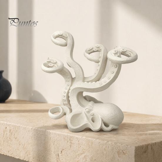 Moisture Proof Toothbrush Stand Octopus Holder, Durable PLA Organizer, Creative Organizer Stand, Modern Makeup Tool Holder Multi-functional