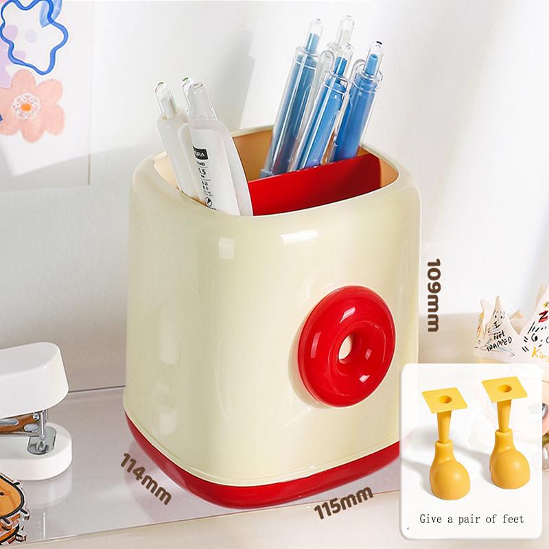 Student Desk Fun Pen Holder Stationery Storage Box More Exquisite and Large-capacity Pen Holder Storage Box for Office Desks