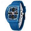 Fashion Trend Men's Watch Large Dial Waterproof Alarm Clock Silicone Electronic Watches Digital Multifunctional Men Watch