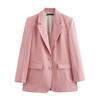Spring and Autumn New Product Women's Temperament Solid Color Slim Fit  Single Breasted Casual Suit Jacket
