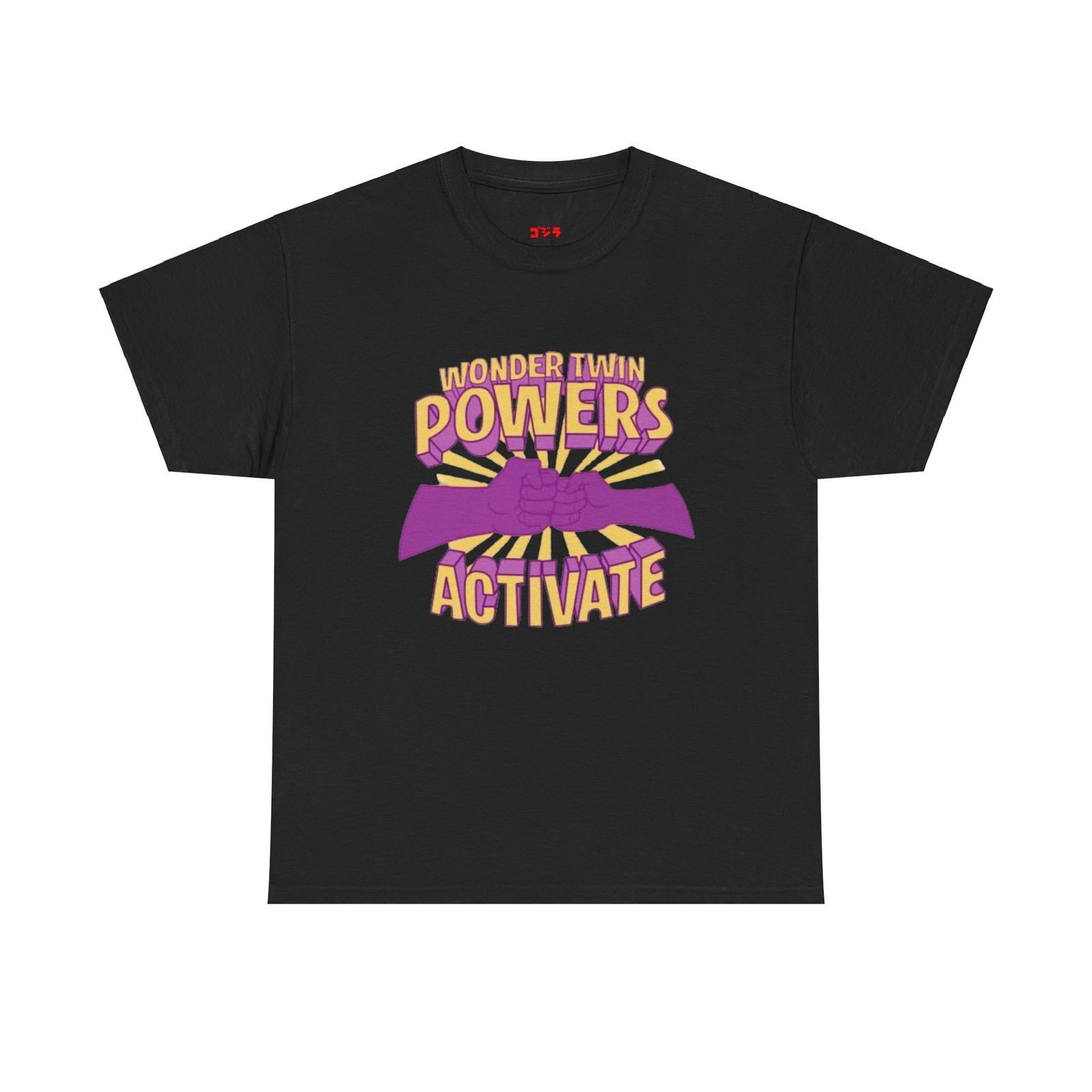 Wonder Twins Power Activated Unisex Heavy Cotton Tee L
