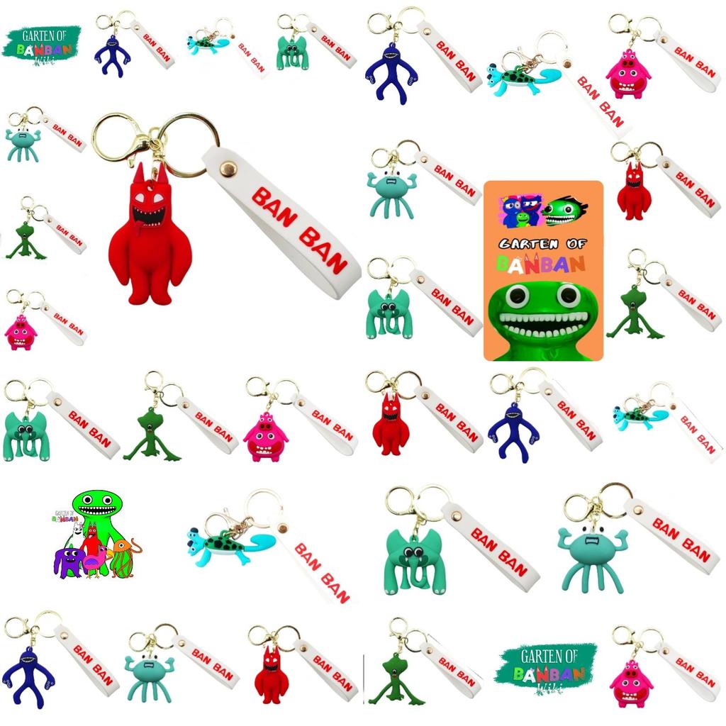 Banban Garden Keychain Cute Pvc Plush Hanging Decoration For Kindergarten