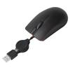Mini Mouse USB cu fir, Ultra-Compact, Retractabil, Portabil, Mouse Optic cu 3 Butoane, Potrivit pentru Copii, PC-uri, Laptopuri, Computere