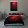 Red spider emblem Bedding Duvet cover sets Duvet covers Pillowcases gifts (1 * Duvet Cover 2 * Pillowcases, without duvet insert)
