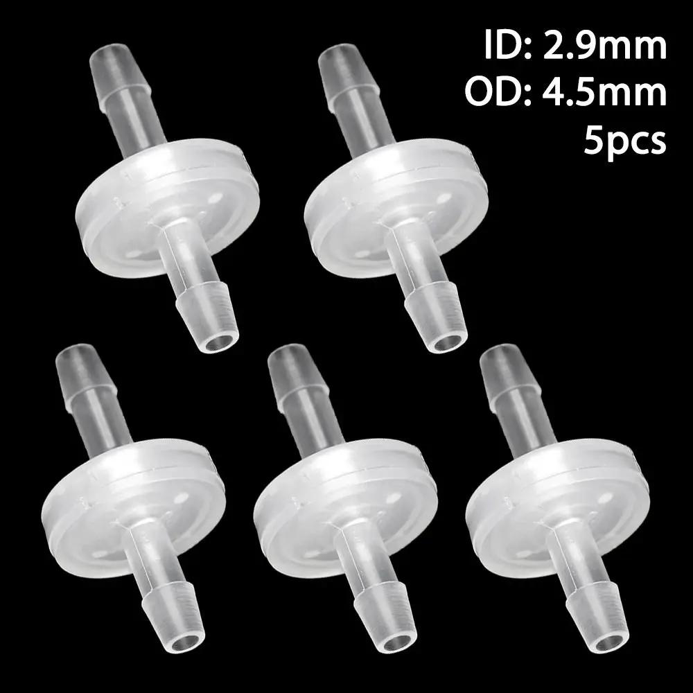 1/5Pcs Pagoda Inline Plastic Check Valve Gas Liquid Water Fluid Diameter 3/4/6/8/10/12mm One-Way Valve One Way Non-Return