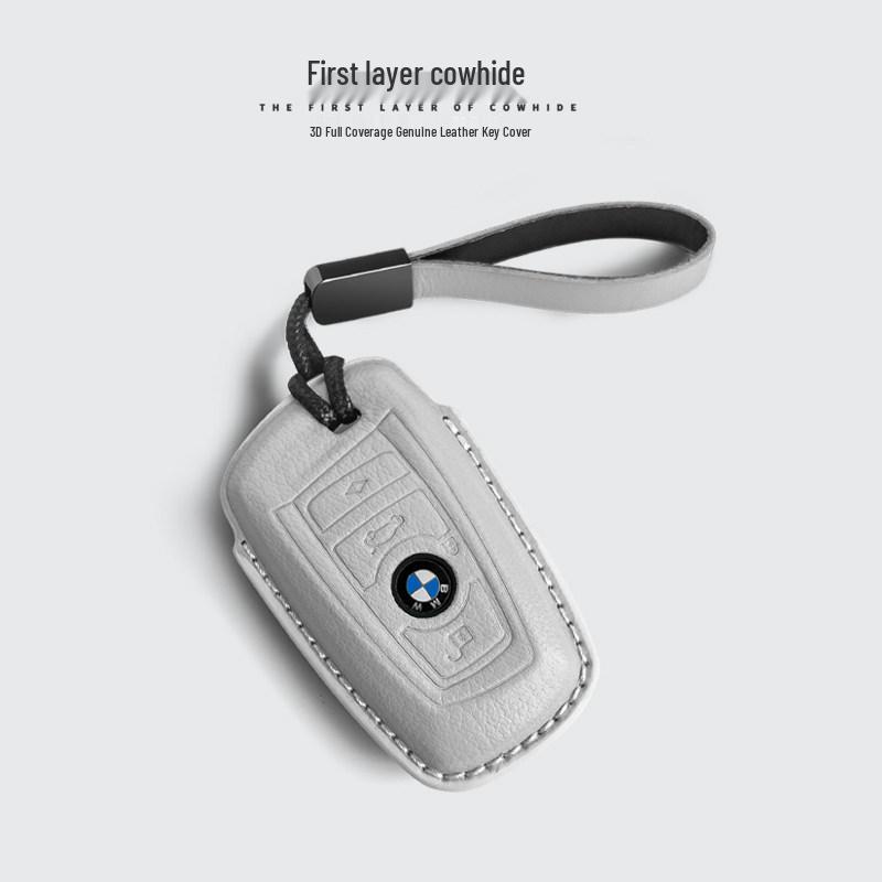Originální kožené pouzdro na klíče pro starší modely BMW: Řada 3 GT, Řada 5, X1, X2, X3, X4, X5, X6