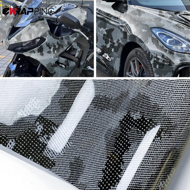 Car Sticker Vinyl Film Vehicle Supplies Self-Adhesive Film For  Auto Wrap Tool Carbon Fiber Film Novelty Motorcycle Accessories