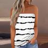 Women's Summer Sexy Tube Top Off Shoulder Sleeveless Tops Strapless Beach Vest Bandeau Shirt Backless Sexy Tops
