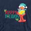 Sesame Street Unisex Adult Happy Holidays Elmo Christmas Sweatshirt