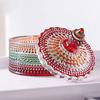Modern Yurt Styles Glass Container Transparent Sealed for Candy Nut Jewelry Storage Decorative Household Item