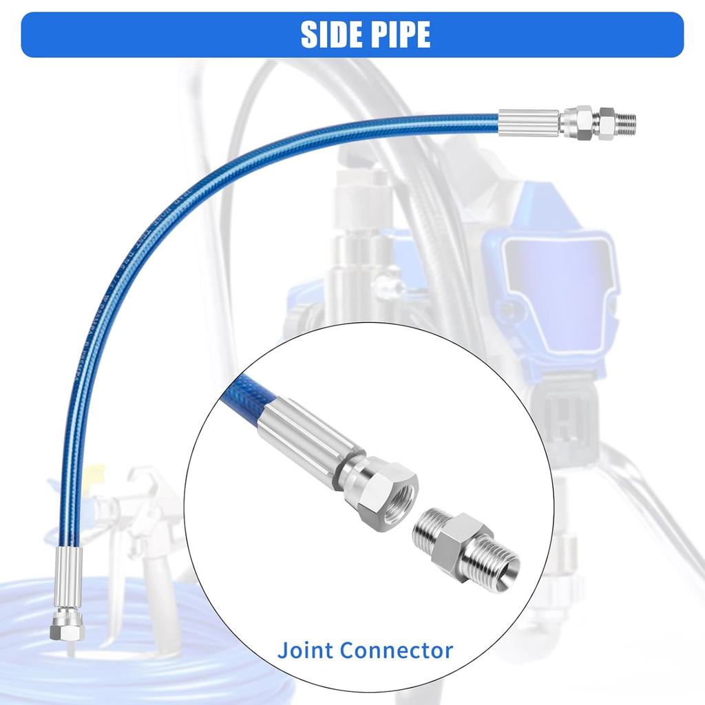 Flexible Whip Hose For Graco Airless Paint Sprayers 390 395 490 495 Models Durability Construction Enhanced Maneuverability