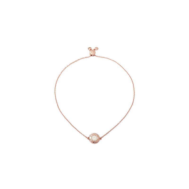 COACH Open Circle - Boxed Classic Round Double Layer Alloy Bracelet Women s Rose Gold