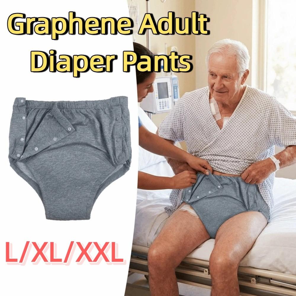 Leak-Proof Washable Diaper Elastic Incontinence Underwear  Rehabilitation Aid