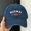 Norway Est  Norwegian Flag Independence Day Sun Baseball Cap Unisex Unisex Washed Trucker Hat Breathable Tennis Skate Baseball Caps