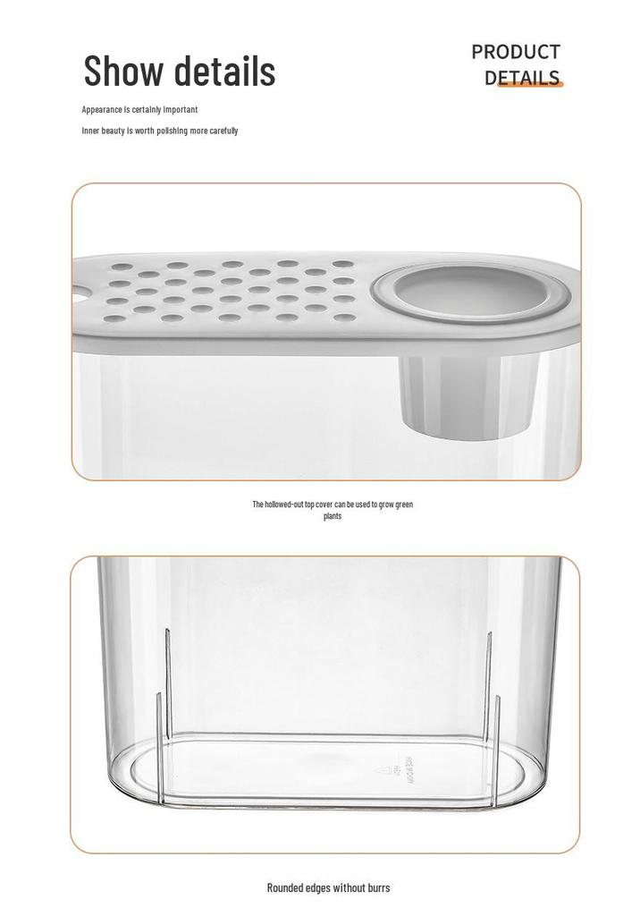 Clear Plastic Fish Tank for Desktop Landscaping - Turtle, Goldfish, Micro Ecosystem Aquarium