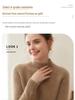Women's Thickened Cashmere Knit Sweater: Solid Color, Loose Fit, Half-High Collar Pullover.