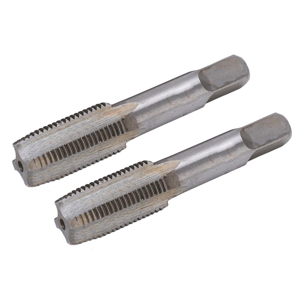 2Pcs Straight Flute Tap High Speed Steel Metric Hand Flute Tap Standard Screw Tapping ToolM14x1.5