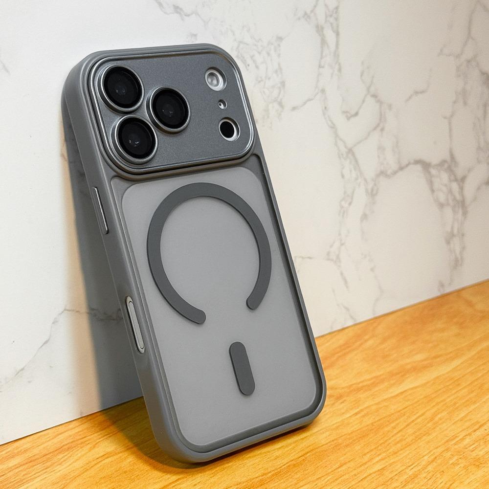 Magnetic Translunt Phone Case For iPhone 17 Air 16 15 14 13 Pro Max Plus Lens Protection For Magsafe Wireless Charging Cover