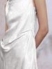 Vestido Europeu de Deusa em Acetato com Fenda Haute Couture para Casamentos, Festas e Eventos Formais