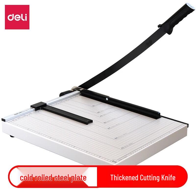 Deli 8012 Steel Paper Cutter CN plug (adapter included)