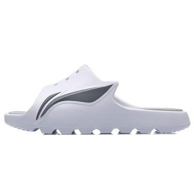 Li Ning Sandale cu Alunecare Lnbb Silențioase Anti-Uzură Sandale cu Alunecare Încălțăminte Femei Alb ABTR006-1