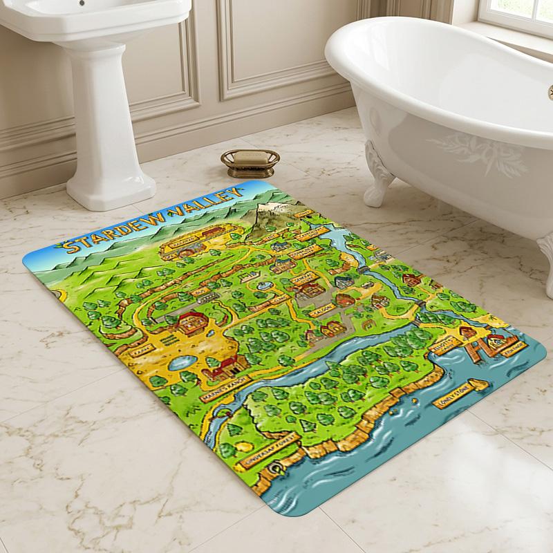 Stardew Valley Living Room Nonslip Area Rug Soft Carpet For Bedroom Game Playroom Sofa Office Home Decor Doormat Christmas Gift C9261983