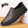 Men's Shoes Spring and Autumn Men's Casual Leather Shoes Men's Soft Soled Middle-aged Father Shoes