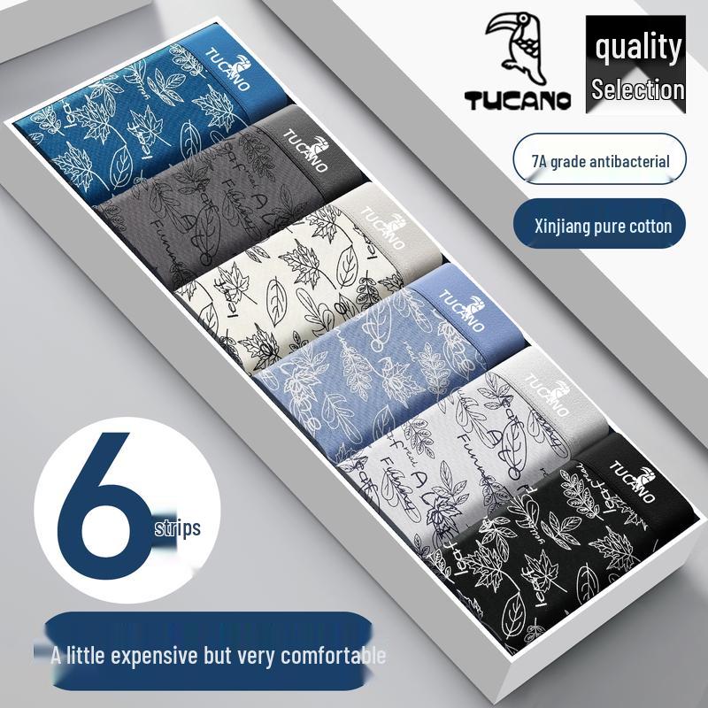 Datel Pánské 6-balení bavlněných boxerek