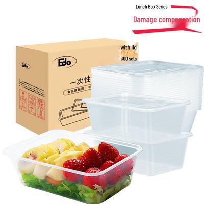 Edo Disposable Transparent Takeaway Food Containers