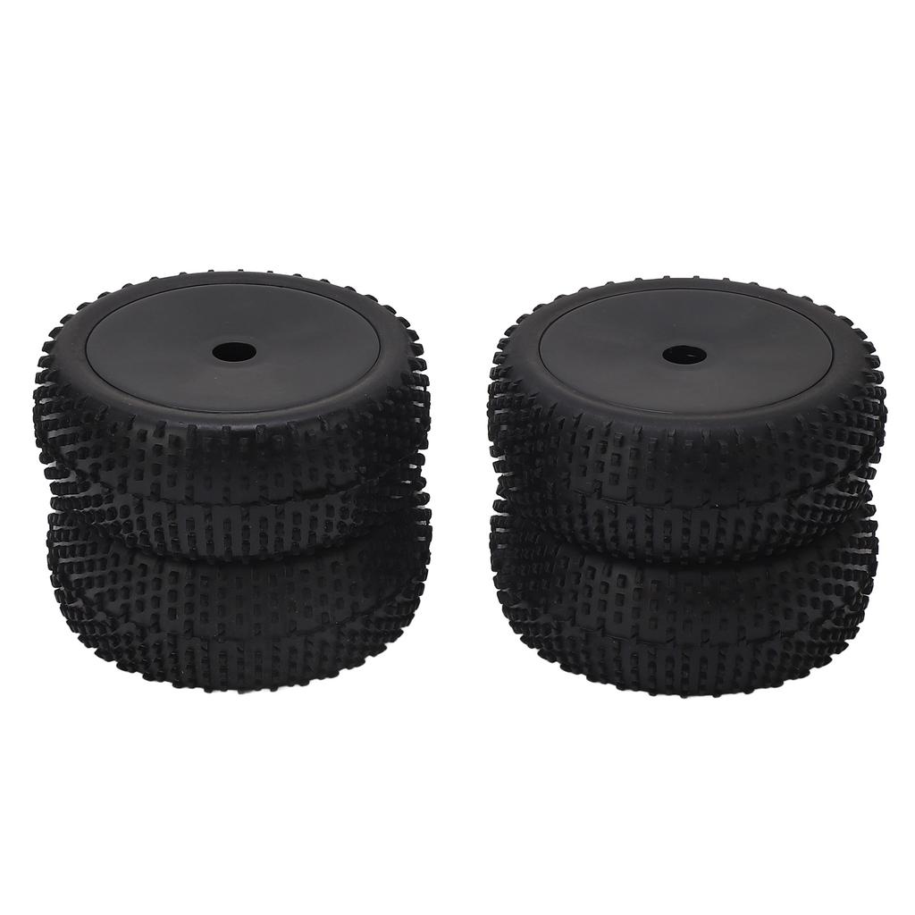 4Pcs RC Car Tire 112 mm Diameter Rubber Tire Plastic Hub Universal RC Car Wheel Tire for 1 8 Models