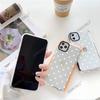Amazon hot-selling black and white polka dot mobile phone case iPhone17 Japanese Korean style Apple 16promax transparent protective case