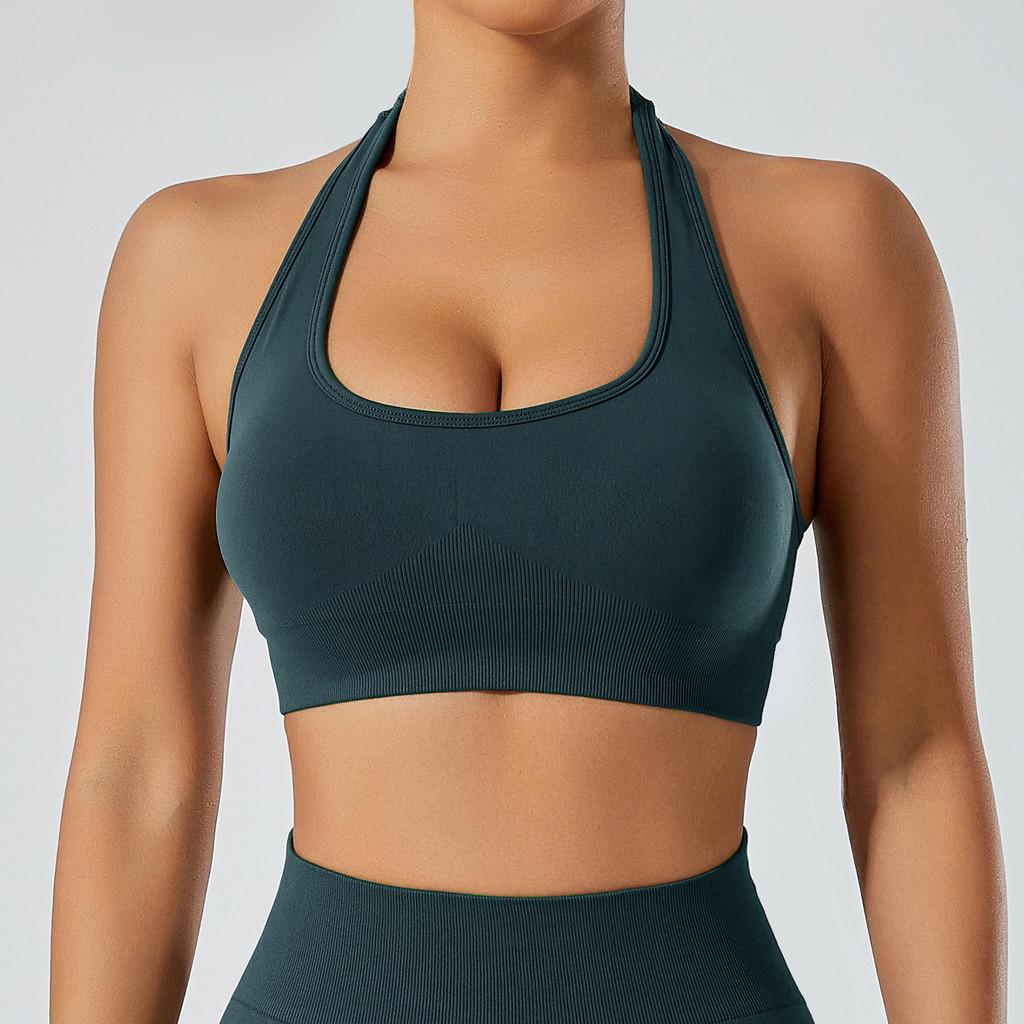 Youth Women Sports Bra With Seamless Nylon Fabric For Running And Fitness Workouts