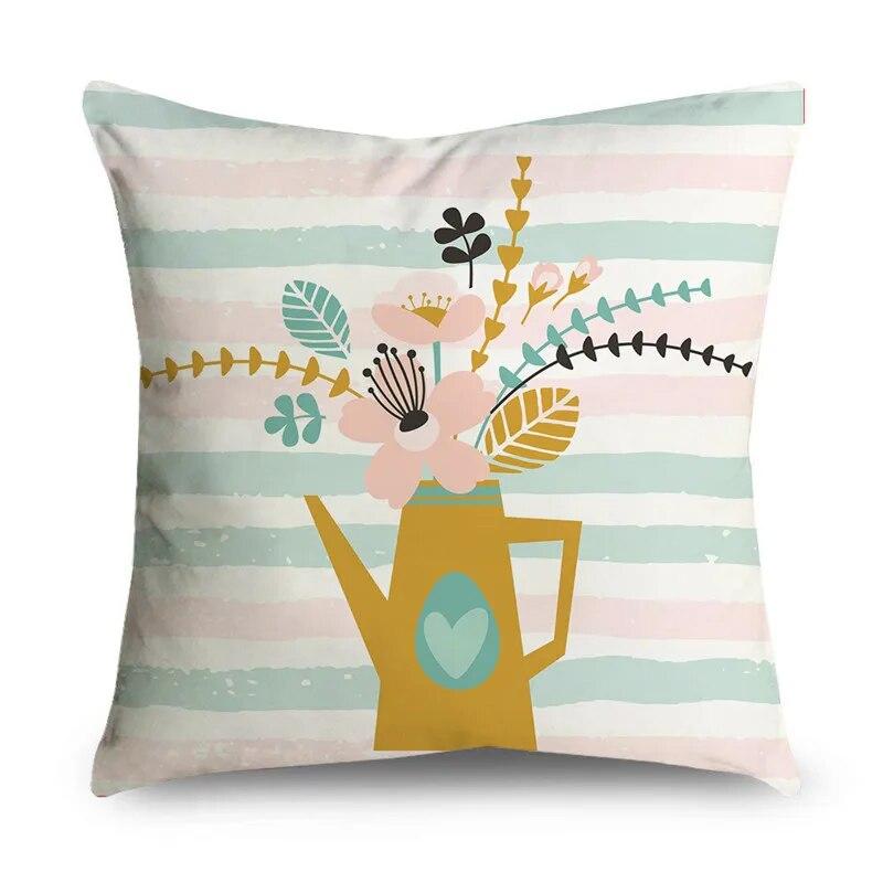 Dekorativer Kissenbezug mit Ostermotiv, fröhlicher Osterhase, Überwurf-Kissenbezug für Wohnzimmer, Sofa, Schlafzimmer, Heimdekoration
