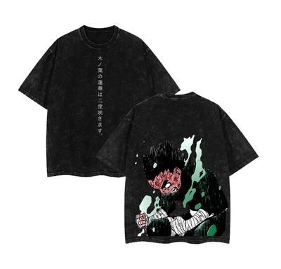 Rock Lee - Naruto Anime Washed T-Shirt