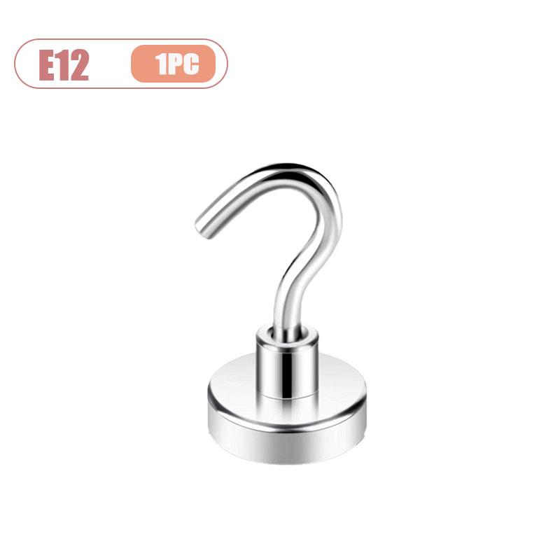 1-40PCS Magnetic Hook for Kitchen Fridge Storage No Drill Suction Cup Strong Magnet Organizer for Hanging Items