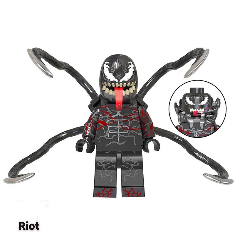 Tv6203 Children's Building Blocks Toy Venom Serum Deadpool Mini Figure Bag Packaging