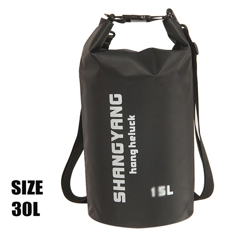 Outdoor PVC Dry Sack Bag Waterproof 10L 20L 30L Motorcycle Bag Shoulder Bag for Diving Swimming Hiking Driving Travel Kits