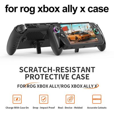 Für JYS Für ROG Für Xbox Ally/X TPU Handheld Schutzhülle Vollständige Abdeckung Mit Abnehmbarer Vorderseite Spielzubehör