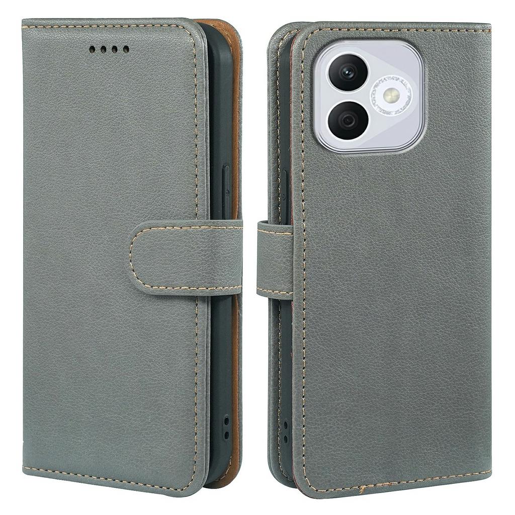 For Honor 400 Lite 5G Case RFID Blocking Wallet Litchi Texture Leather Phone Cover Magnetic Clasp