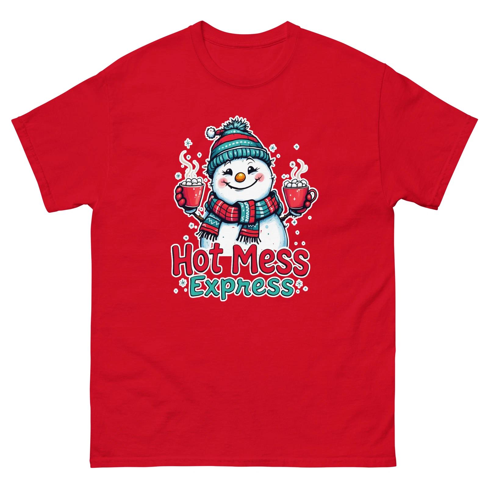 Hot Mess Express Christmas Xmas Funny T-Shirt S