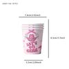 51pcs Cowgirl Party Tableware Set Includes Plates Napkins Cups Tablecloth