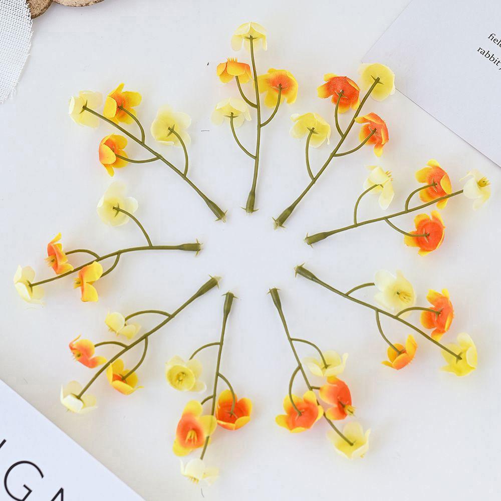 Cheap Silk Artificial Flower Campanula Hot Sale Festival Wedding Bridal Bouquet Diy Gift Box Home Outdoor Garden Arch Decoration