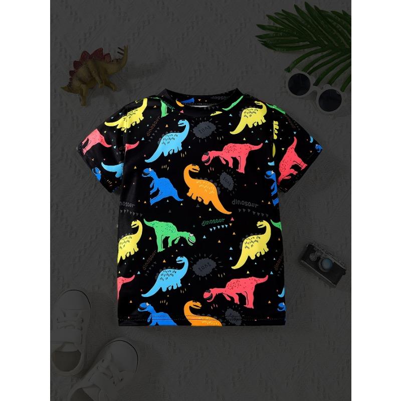 Three Little Flower Cats 3D Digital Print Round Neck Short Sleeve T-Shirt for Boys and Girls, Breathable and Comfortable M029