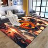 Football team.C Pattern Rug, Indoor/Outdoor Mat, for Picnic, Gameroom, Bedroom, Office, Living Room, Home Decor Carpet, Birthday Gift