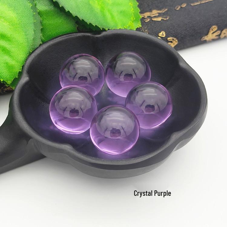 Xingtai Colored Crystal Glass Light Ball Bead Ornament